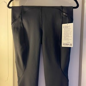 Lululemon Rain Repellant High Rise Running Tights - Black